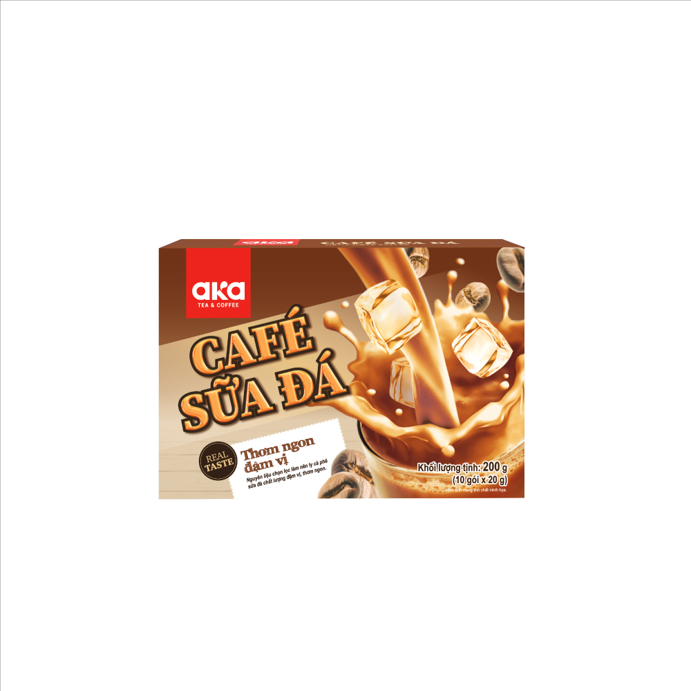 Cà Phê Sữa Đá AKA 180g (18g x 10 gói)
