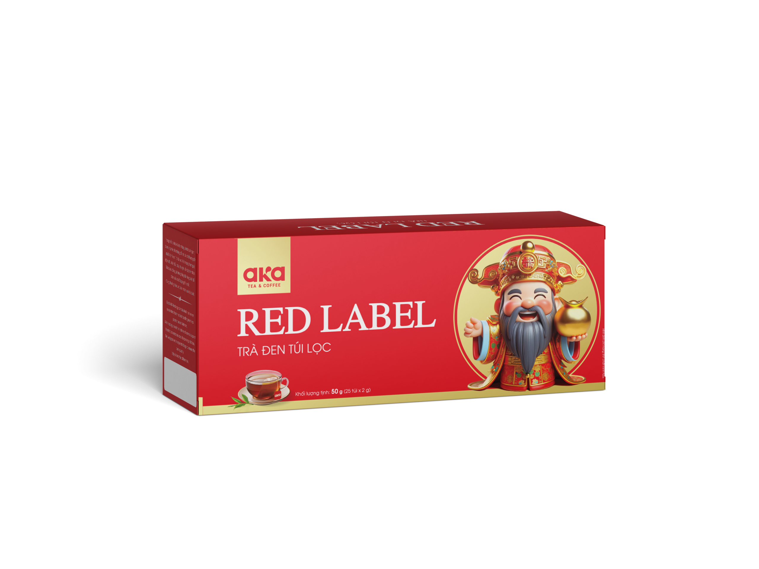 Trà Đen Túi Lọc Red Label 50g (25 túi x2g)
