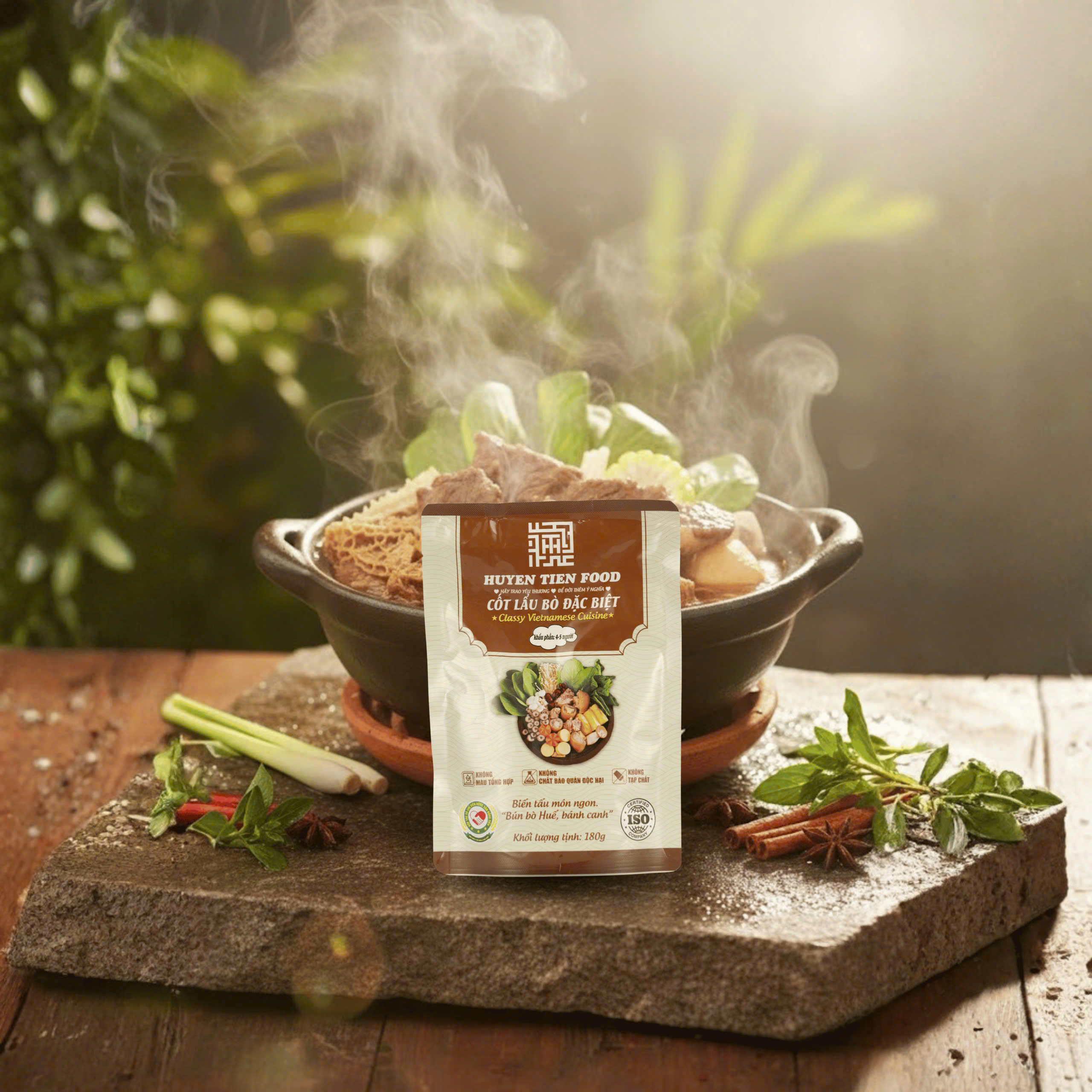 Cốt lẩu bò đặc biệt Huyền Tiên Food 180g