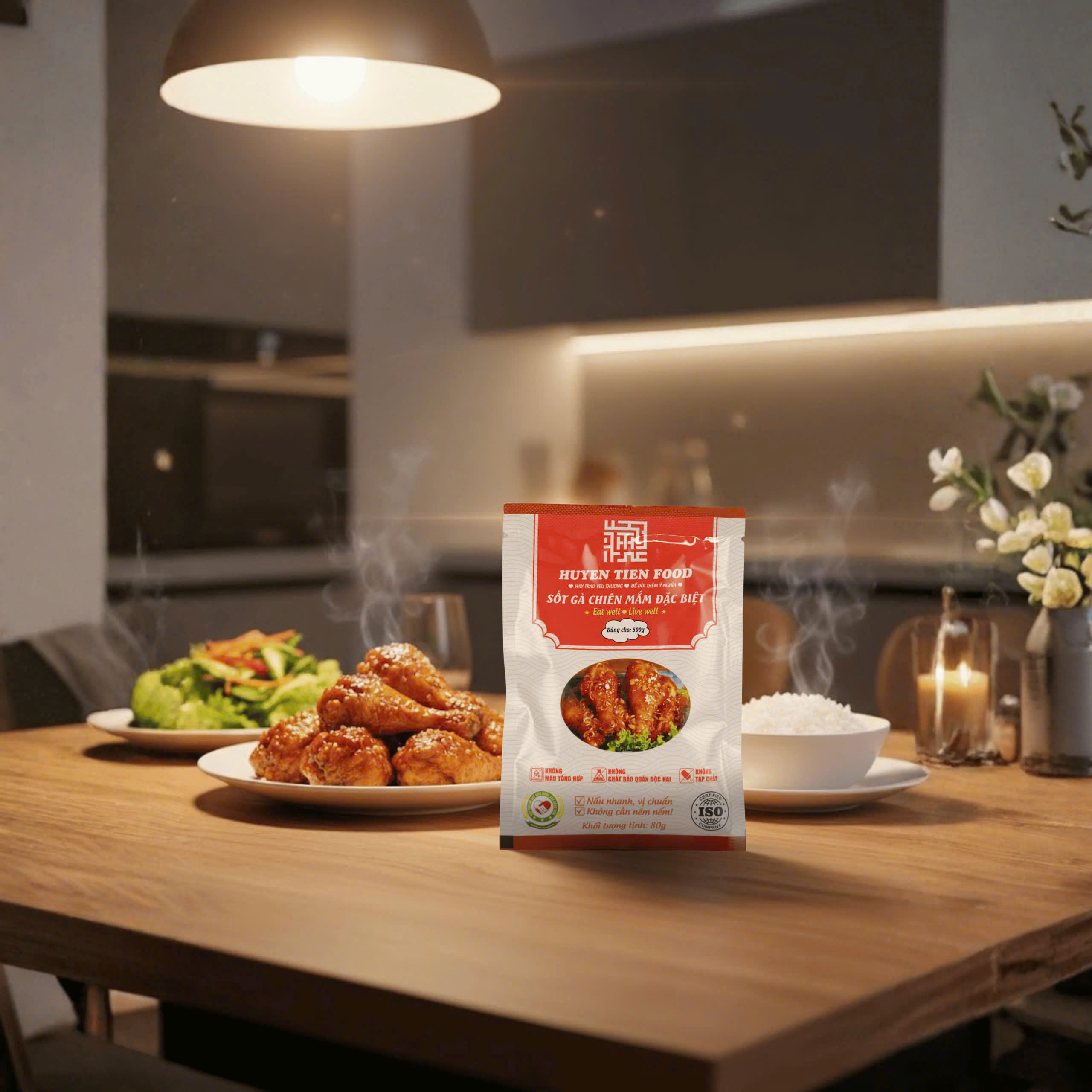 Sốt gà chiên mắm đặc biệt Huyền Tiên Food 80g
